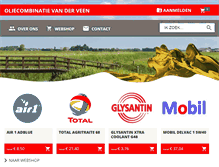 Tablet Screenshot of oliecombinatievanderveen.nl